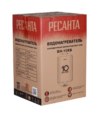 Водонагреватель накопительный ВН-10КВ Ресанта по цене 6 690 руб. купить в Воронеже.