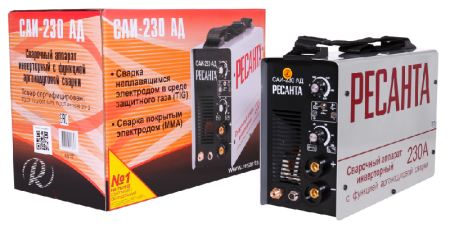 Сварочный аппарат инверторный Ресанта САИ-230 АД (аргонодуговой) по цене 32 190 руб. купить в Воронеже.