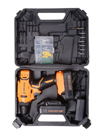 Дрель-шуруповерт Вихрь ДА-20Л-2КА с набором оснастки 65 предметов по цене 4 590 руб. купить в Воронеже.