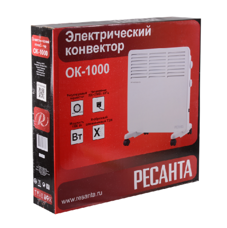 Конвектор РЕСАНТА ОК-1000 по цене 2 590 руб. купить в Воронеже.