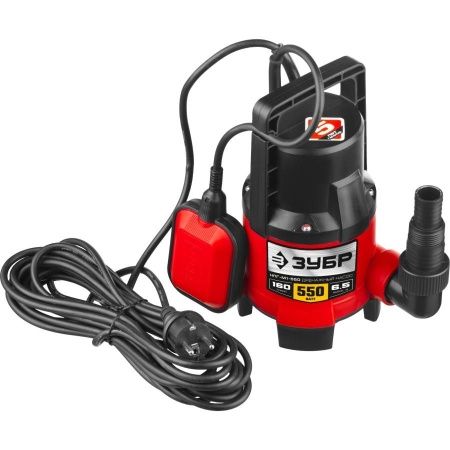 Дренажный насос для грязной воды ЗУБР, 550 Вт по цене 4 110 руб. купить в Воронеже.