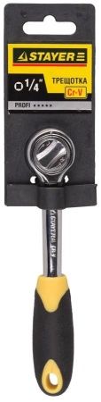 Трещотка для торцовых головок STAYER ″MASTER″, Cr-V, 1/4″ по цене 810 руб. купить в Воронеже.