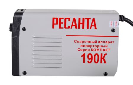Сварочный аппарат инверторный Ресанта САИ 190К (компакт) по цене 5 221 руб. купить в Воронеже.