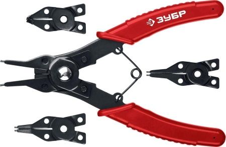 ЗУБР 4-в-1 съемник стопорных колец, 4 насадки по цене 560 руб. купить в Воронеже.