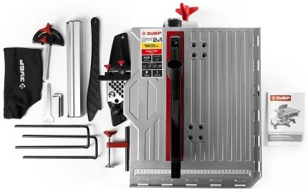 ЗУБР ЗПТК-305-1900 пила торцовочная комбинированная, d 305 х 30 мм, 1900 Вт по цене 31 680 руб. купить в Воронеже.