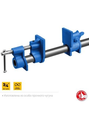 ЗУБР СТ-34, 3/4″, трубная струбцина (32305-34) по цене 1 210 руб. купить в Воронеже.