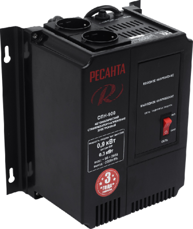 Стабилизатор напряжения РЕСАНТА СПН-900 по цене 4 890 руб. купить в Воронеже.