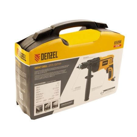 Дрель ударная ID-850, 850 Вт, 0-3000 об/мин, 48000 уд/мин Denzel по цене 6 670 руб. купить в Воронеже.