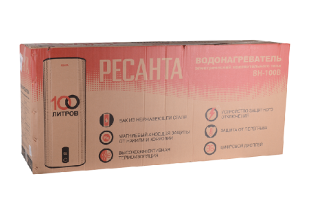 Водонагреватель накопительный ВН-100В Ресанта по цене 23 290 руб. купить в Воронеже.