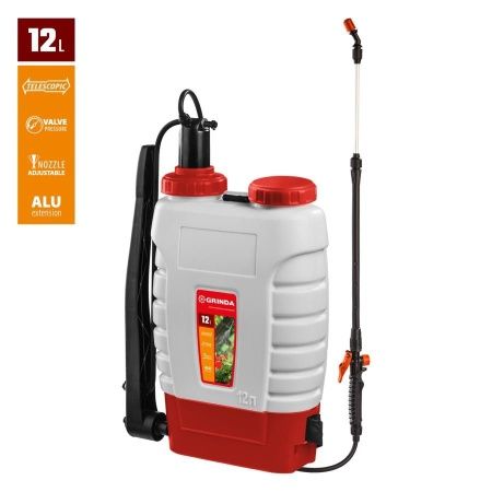 GRINDA KS-12 опрыскиватель ранцевый, 12 л, с телескопическим алюминиевым удлинителем по цене 3 140 руб. купить в Воронеже.