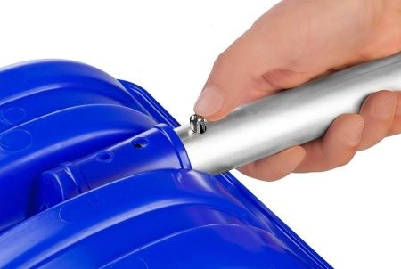 Автомобильная Снеговая лопата СИБИН АВТО-28 280 мм пластиковая с алюминиевой планкой алюминиевый черенок V-ручка по цене 610 руб. купить в Воронеже.