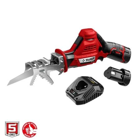 ЗУБР 12В, 2 АКБ (2Ач), в коробке, пила сабельная. СПЛ-125-22 по цене 8 230 руб. купить в Воронеже.