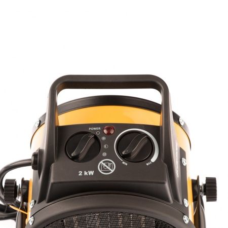 Тепловая пушка, керамический нагреватель (тепловентилятор) DHC 2-100, 230 В, 0.025/1/2 кВт Denzel по цене 2 320 руб. купить в Воронеже.