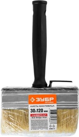 Кисть-макловица ЗУБР ″ОПТИМА″, светлая щетина, пластмассовый корпус, 30х120мм по цене 150 руб. купить в Воронеже.