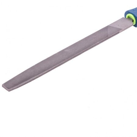 Напильник, 200 мм, плоский, двухкомпонентная рукоятка, №2 Сибртех по цене 366 руб. купить в Воронеже.