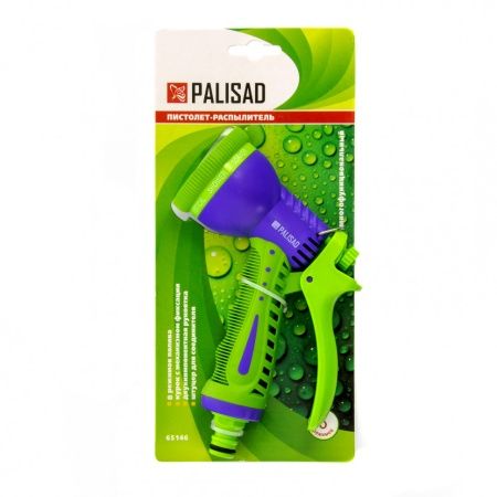 Пистолет-распылитель, 8 режимов полива Palisad по цене 548 руб. купить в Воронеже.