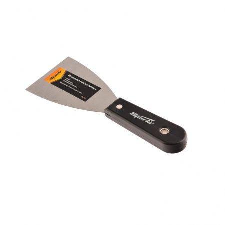 Шпательная лопатка стальная, 75 мм, полированная, пластмассовая ручка Sparta по цене 107 руб. купить в Воронеже.