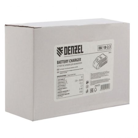 Устройство зарядное для аккумуляторов IBC-18-2.3, Li-Ion, 18 В, 2.3 А Denzel по цене 1 680 руб. купить в Воронеже.