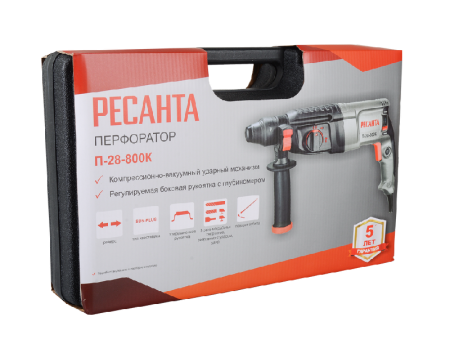 Перфоратор Ресанта П-28-800К по цене 6 790 руб. купить в Воронеже.