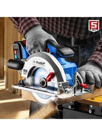 ЗУБР 20В бесщеточная пила циркулярная, без АКБ, в коробке, Профессионал. CPB-190 по цене 10 830 руб. купить в Воронеже.