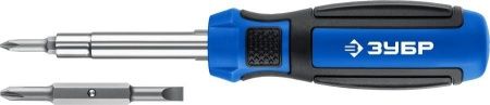 Комбинированная отвертка ЗУБР Профессионал 6-в-1 по цене 480 руб. купить в Воронеже.