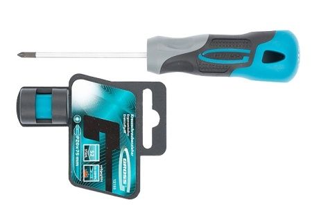 Отвертка PZ0 x 75 мм, S2, трехкомпонентная ручка Gross по цене 265 руб. купить в Воронеже.