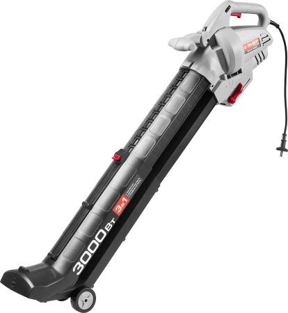 Пылесос садовый (воздуходувка) электрический, ЗУБР ЗПСЭ-3000, 8000 - 15000 об/мин, 160-270 км/ч, мусоросборник 45л, 13.5 м3/мин, 3000 Вт по цене 5 880 руб. купить в Воронеже.