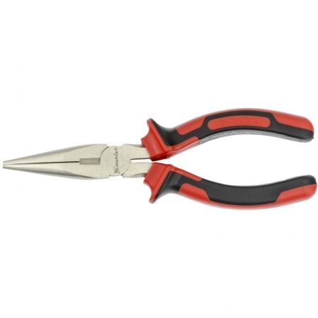 Длинногубцы прямые Nickel, 160 мм, никелированные, двухкомпонентные рукоятки Matrix по цене 376 руб. купить в Воронеже.