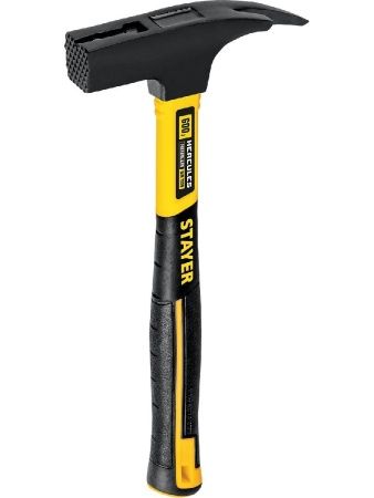 STAYER Hercules, 600 г, молоток кровельщика с фиберглассовой рукояткой, Professional (20201) по цене 990 руб. купить в Воронеже.