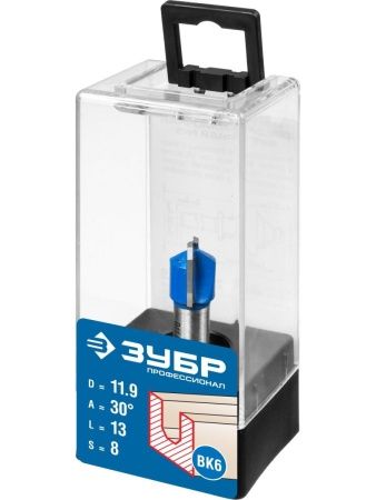 ЗУБР 11.9 x 13 мм, фреза пазовая фасонная №3, Профессионал (28742-11.9-30) по цене 300 руб. купить в Воронеже.