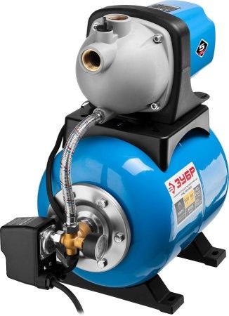 Станция насосная ЗУБР ″Мастер″ М3 автоматическая, 800 Вт, пропускная способность 55 л/мин, напор 40 м, бак 20 л по цене 15 730 руб. купить в Воронеже.