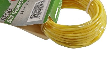 Леска для триммера, d=2.4 мм, l=15м, крученый квадрат,картон, Россия по цене 104 руб. купить в Воронеже.