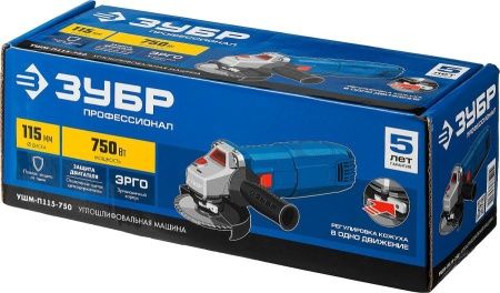 ЗУБР УШМ 115 мм, 750 Вт, компакт, серия Профессионал по цене 3 720 руб. купить в Воронеже.