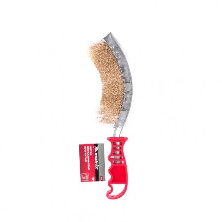 Щетка металлическая изогнутая, пластиковая ручка Matrix по цене 274 руб. купить в Воронеже.