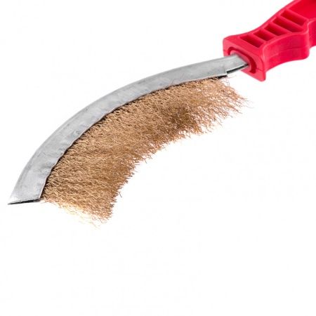 Щетка металлическая изогнутая, пластиковая ручка Matrix по цене 274 руб. купить в Воронеже.