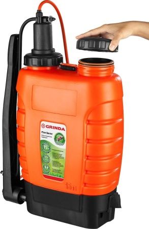 GRINDA опрыскиватель ранцевый, 15 л, с телескопическим алюминиевым удлинителем, 425216 по цене 3 170 руб. купить в Воронеже.