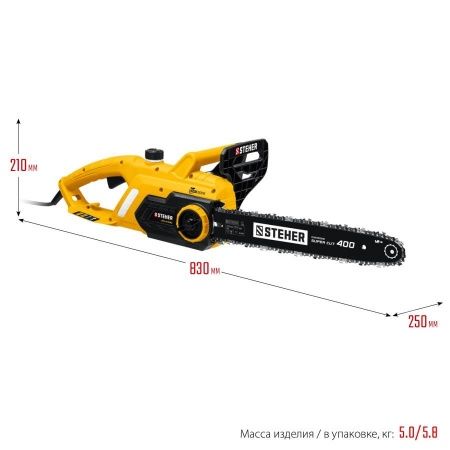 STEHER 2400 Вт, 40 см шина, пила цепная электрическая по цене 7 990 руб. купить в Воронеже.