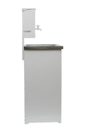 Умывальник дачный "Комфорт" ВИХРЬ с подогревом, нержавейка, белый по цене 6 090 руб. купить в Воронеже.