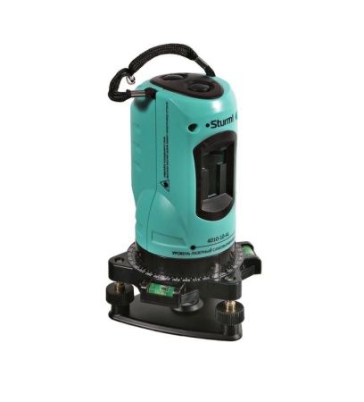 Уровень лазерный в кейсе, 2 красных луча, штатив, Sturm! по цене 5 190 руб. купить в Воронеже.