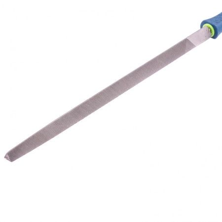 Напильник, 300 мм, трехгранный, двухкомпонентная рукоятка, №2 Сибртех по цене 405 руб. купить в Воронеже.