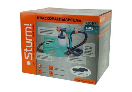 Краскопульт электрический Sturm! SG9645B по цене 6 195.39 руб. купить в Воронеже. Краскопульт электрический Sturm! SG9645B по цене 6 195.39 руб. купить в Воронеже.