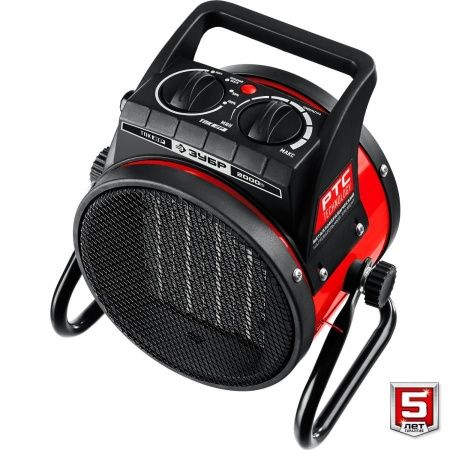 Электрическая тепловая пушка ЗУБР, 2 кВт, МКН, ТПК-2Р по цене 2 210 руб. купить в Воронеже.