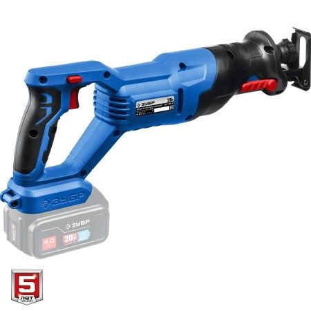 ЗУБР 20В бесщеточная пила сабельная, без АКБ, в коробке, Профессионал. SPB-180 по цене 7 520 руб. купить в Воронеже.