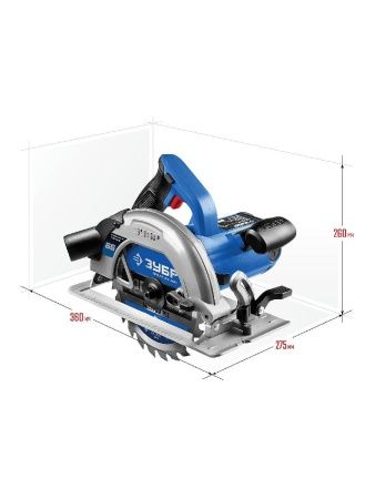 Пила дисковая, 90°-65 мм, диск 190 мм, 1600 Вт, ЗУБР Профессионал по цене 9 250 руб. купить в Воронеже.