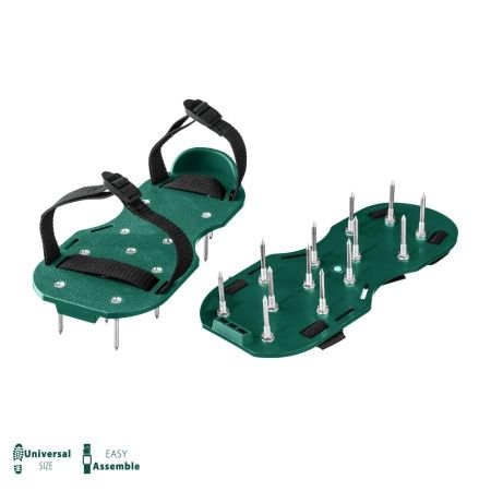 GRINDA GA-26 аэратор ножной для газона со стальными шипами, 26 шипов длиной 50мм по цене 1 110 руб. купить в Воронеже.