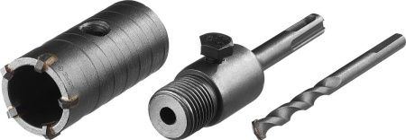 ЗУБР 35 мм, SDS - Plus, 5Т, коронка по бетону с оснасткой (29211-35) по цене 850 руб. купить в Воронеже.