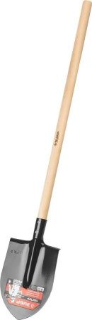Штыковая лопата ЗУБР МАСТЕР, ЛКО, деревянный черенок, 1450 мм. по цене 790 руб. купить в Воронеже.
