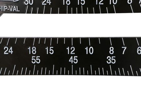 Угольник Свенсона 300мм, алюминиевый сплав, чёрная оксидация, белая шкала, Sturm! по цене 2 340 руб. купить в Воронеже.