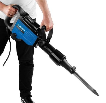 Молоток отбойный ″Бетонолом″, ЗУБР Профессионал ЗМ-50-2000 ВК, HEX28, 50 Дж, 20 кг, 1400 уд/мин, 2000 Вт, АВТ, кейс по цене  купить в Воронеже.