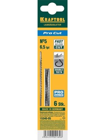 KRAFTOOL Pro Cut, 130 мм, 6 шт, полотна для лобзика (15340-05) по цене 279 руб. купить в Воронеже. KRAFTOOL Pro Cut, 130 мм, 6 шт, полотна для лобзика (15340-05) по цене 279 руб. купить в Воронеже.